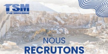 Vacance de Poste: Opportunité sur un site minier: TSM embauche Zgounder